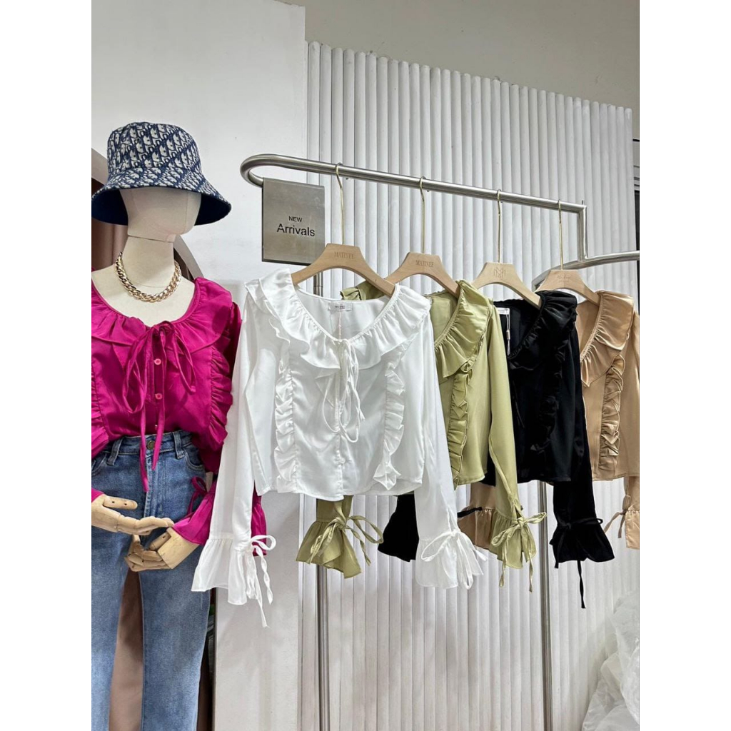 ATASAN MATINEE RUFFLE FASHION WANITA IMPORT BANGKOK