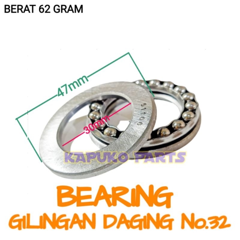 032 BEARING GILINGAN DAGING NO.32