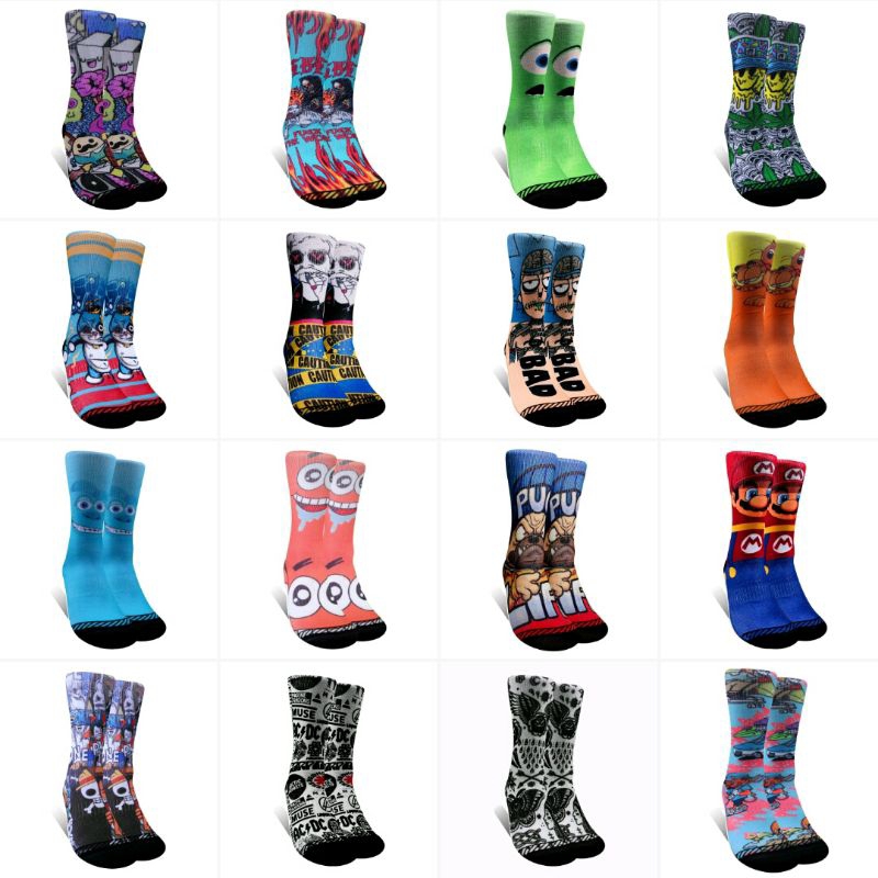 50 MOTIF KAOSKAKI DISTRO KAOSKAKI PREMIUM KAOSKAKI BASKETBALL  BEBAS PILIH KAOSKAKI (A) OLD SCHOOL FULL PRINT TERMURAH