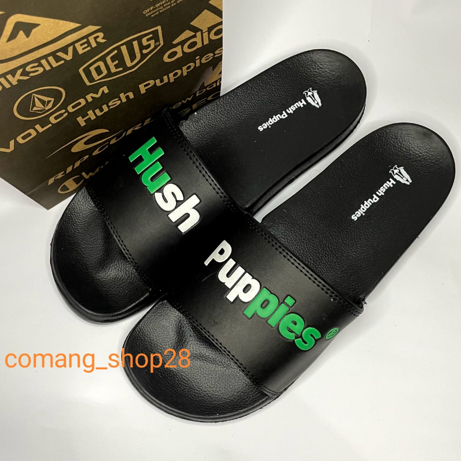 Sandal Slop Pria Wanita Terbaru / Sendal Slide / Sandal Terlaris / Sendal Slop Sandal Hush Puppies