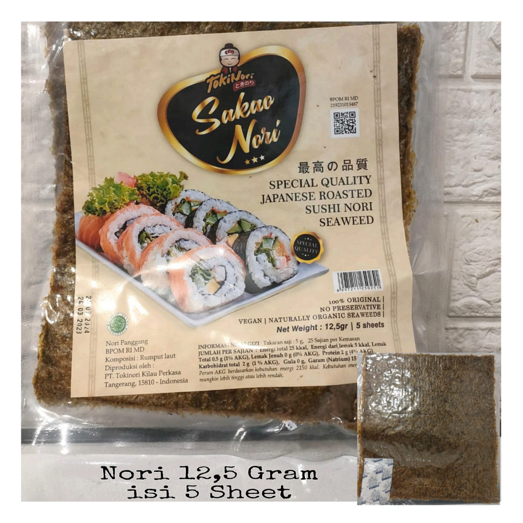

Toki Nori Susi Isi 5 Sheet dan 10 Sheet - Rumput Laut