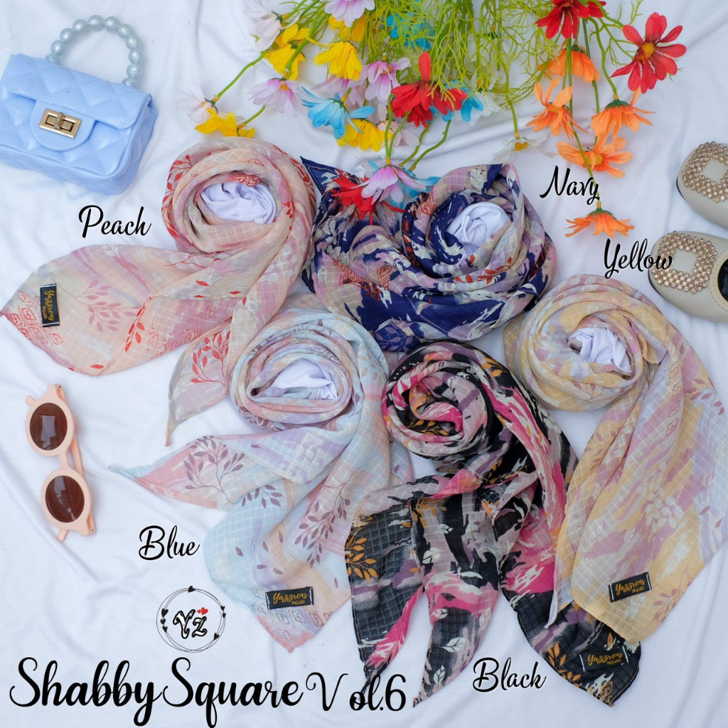 Afsheenastore Shabby Square Inner/ Jilbab Abak Perempuan VOL 6