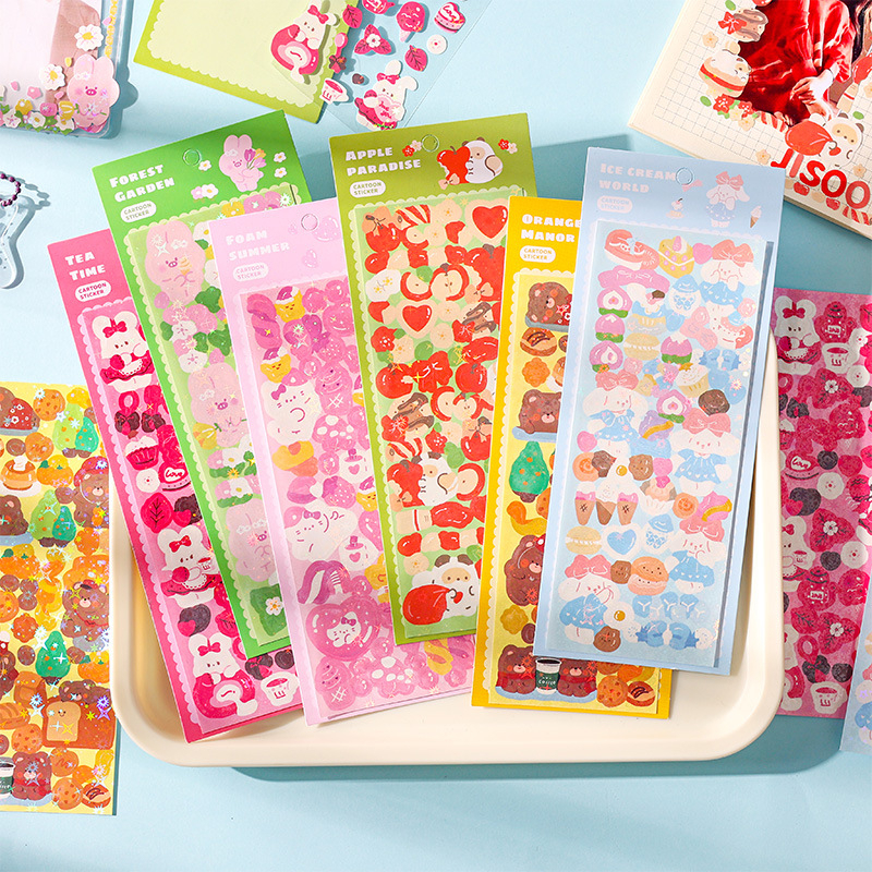 

miss.jojo Stiker Cute Pvc Diy sriker lucu scrapbook photocard H