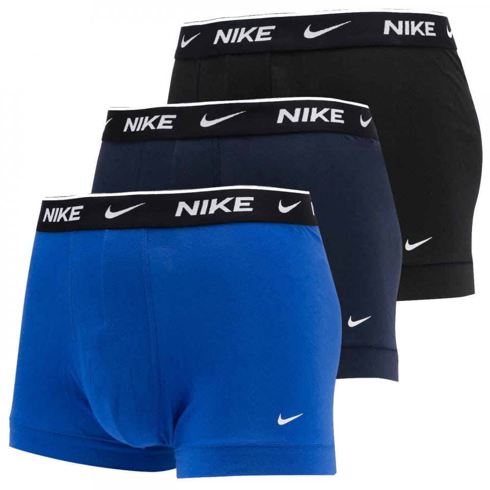 Nike Underwear Everyday Cotton 3 Pack Trunk Multi color KE1008-9J1 Celana Dalam Original