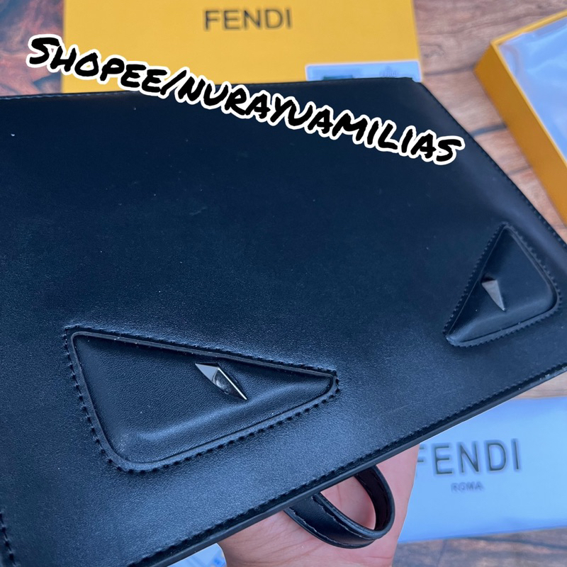 clutch fendi import free box clutch pria wanita import