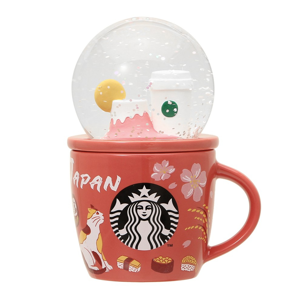 Starbucks Collectible Snow Globe & Mug -  Japan (89 ML)