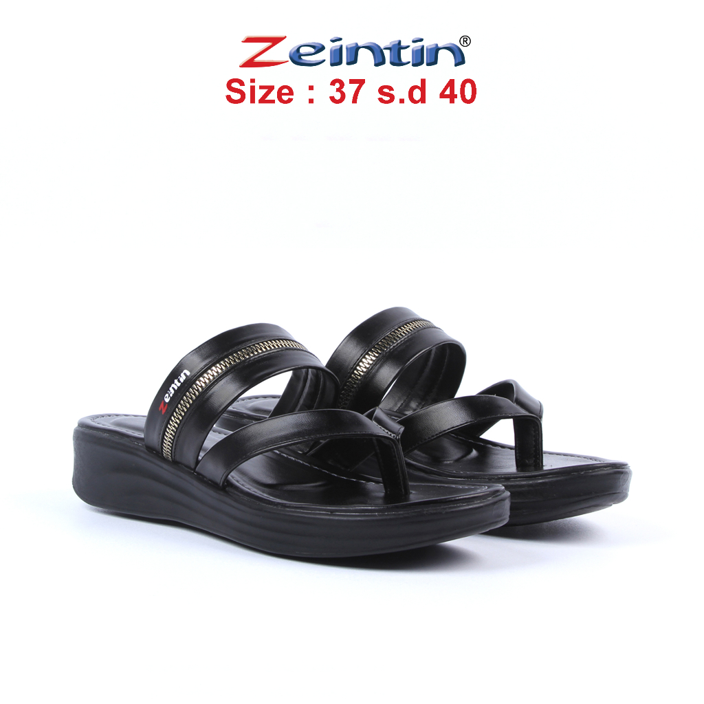 Zeintin - Sandal Jepit Wanita Terbaru Sandal Wanita Hitam Sendal  Original Zeintin HP