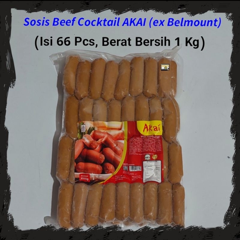 

Sosis Sapi AKAI (ex Belmount) / AKAI Beef Coktail Sausage