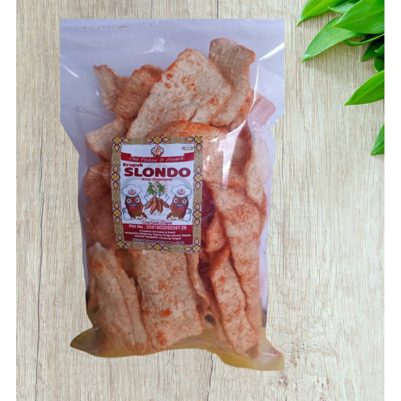 

Kerupuk Slondo Pedas Balado 120g Cemilan / Makanan / Keripik / Kerupuk / Snack