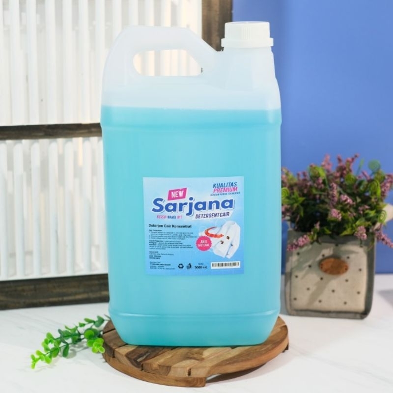 DETERJEN LAUNDRY 5 LITER - DETERJEN CAIR SARJANA