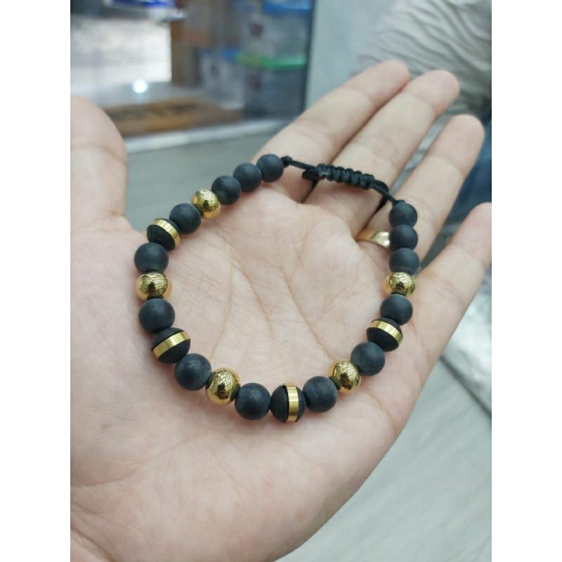 gelang serut titanium/gelang wanita