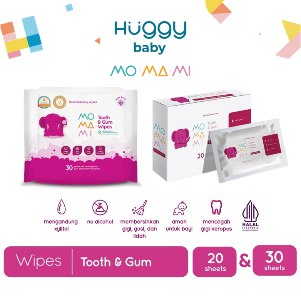 MoMaMi Tooth &amp; Gum | Tissue Tisu Basah Gigi Gusi Lidah