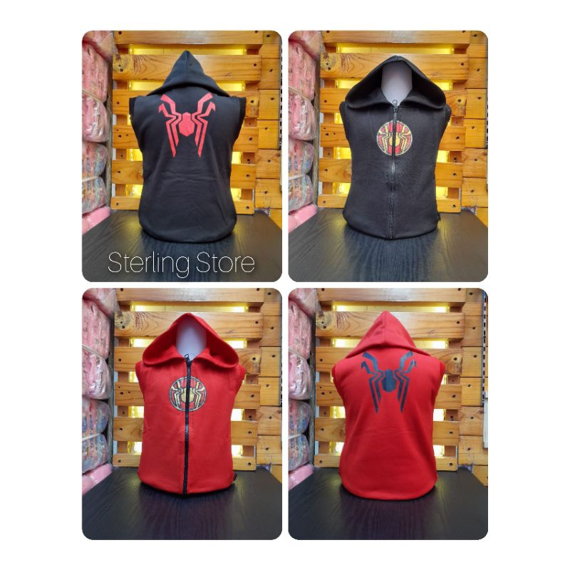 Model Baru/Rompi Anak Laki Laki Superhero Spiderman Bahan Fleece/Kids Rompi/Rompi Anak/Rompi Anak La