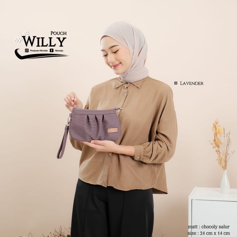 POUCH WILLY ORIGINAL BY NIRMALA BAHAN CHOCOLY SALUR ANTI AIR PREMIUM