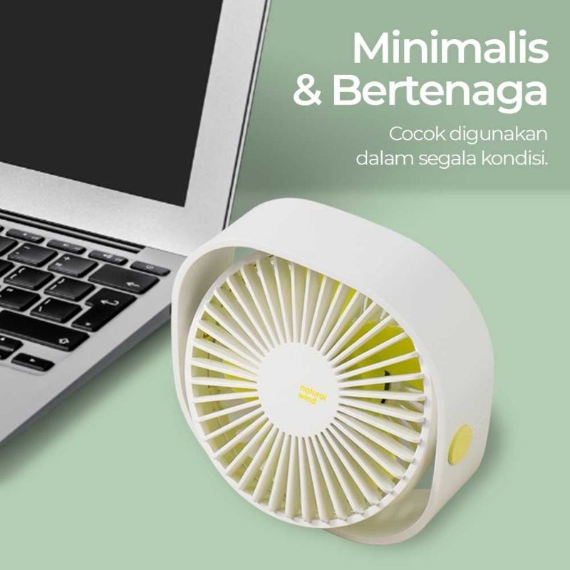 Small Fan Kipas Angin Meja Portable Desktop Mini Fan USB - 312