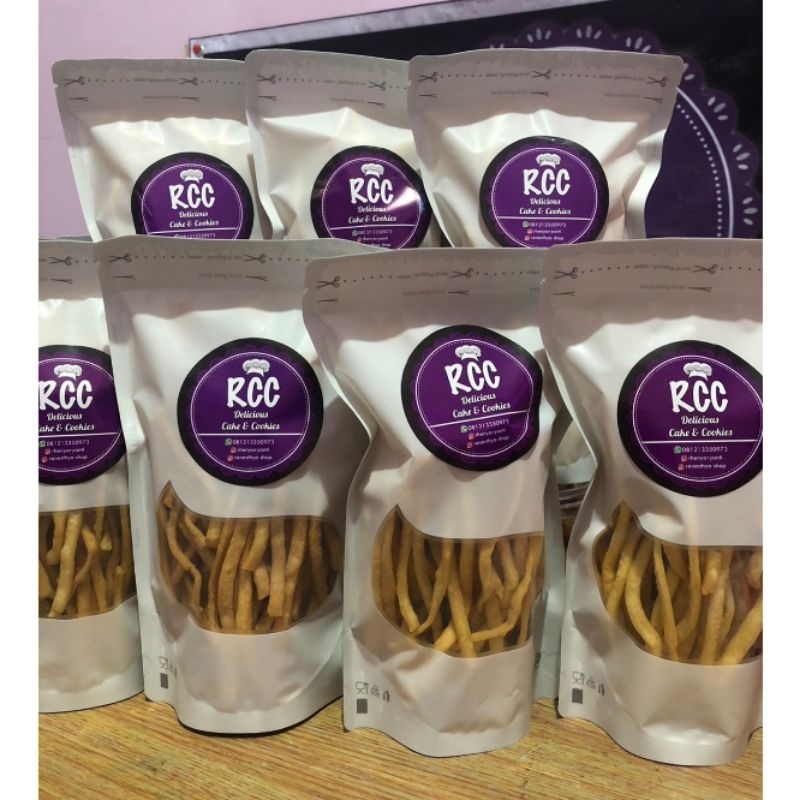 

CHEESE STICK KEJU PREMIUM RCC kemasan pouch 500g