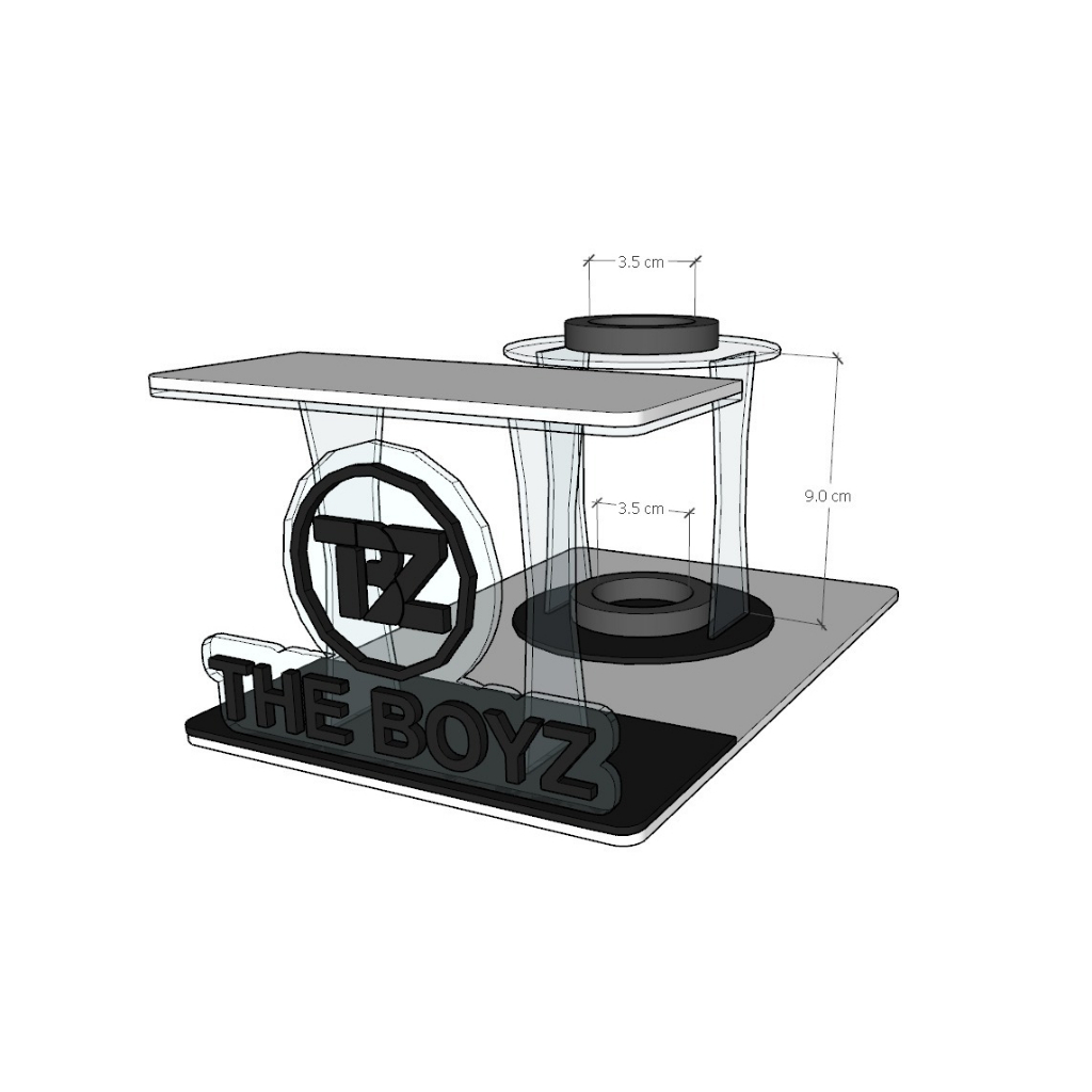 Standing Lightstick THEBOYZ / Penyangga Lightstick THEBOYZ / Lightstick THE BOYZ