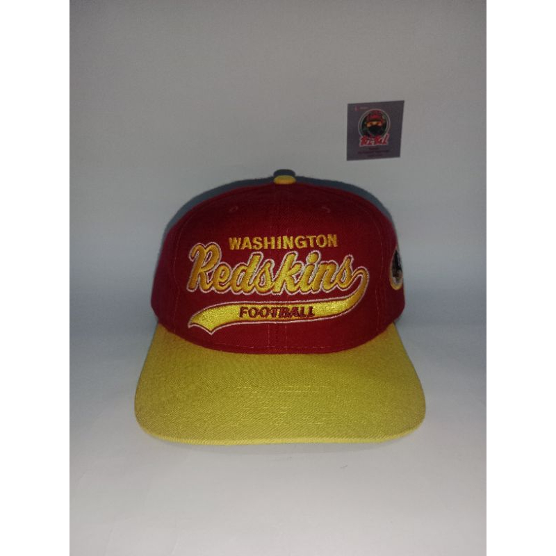 topi vintage redskins art starter