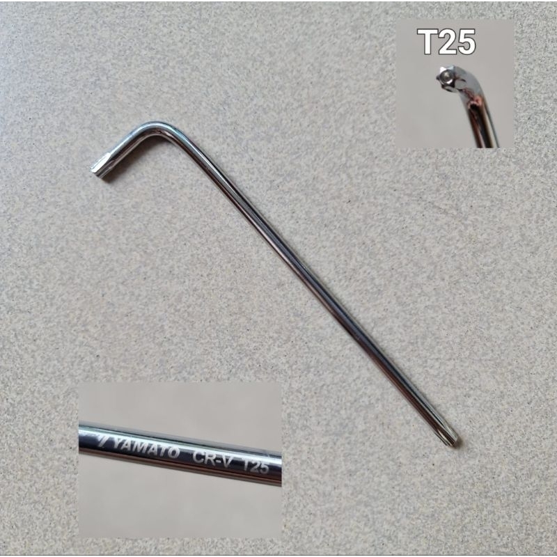 Kunci L Kembang / Bintang / Torx Key T25 YAMATO