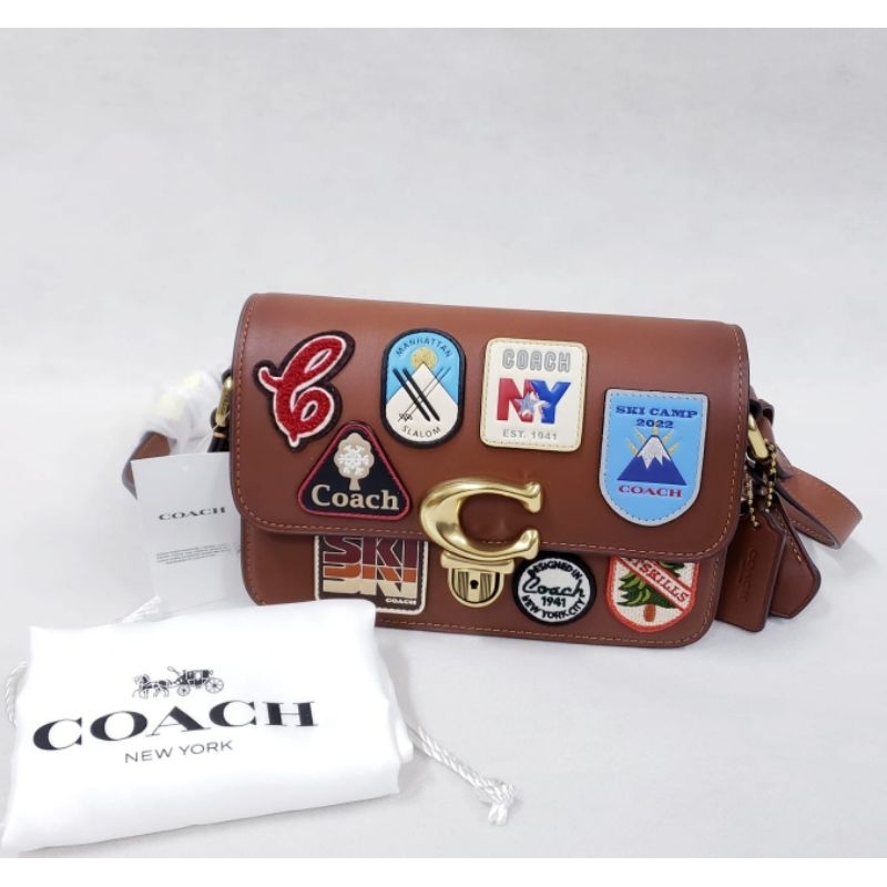 tas coachh studio shoulder bag 19 patches