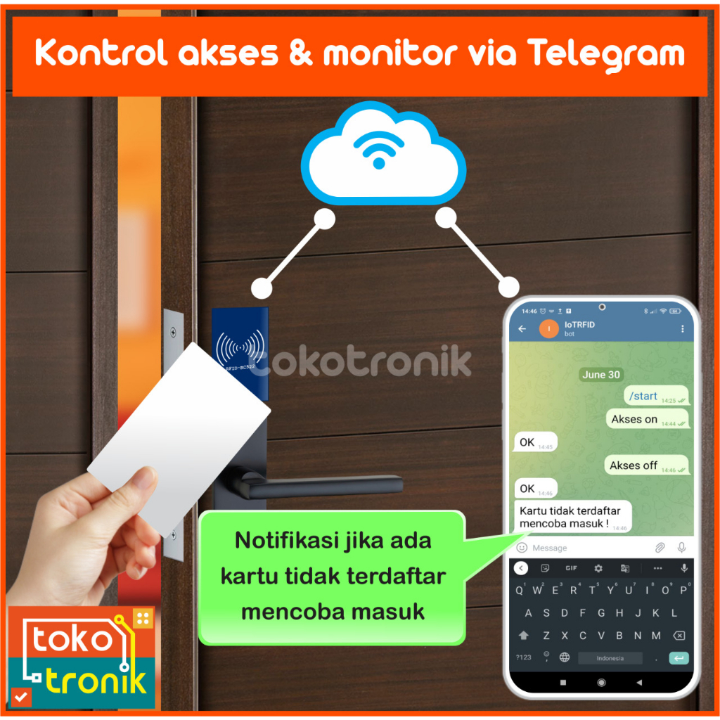 Smart Door Lock dg IoT Kit NodeMCU