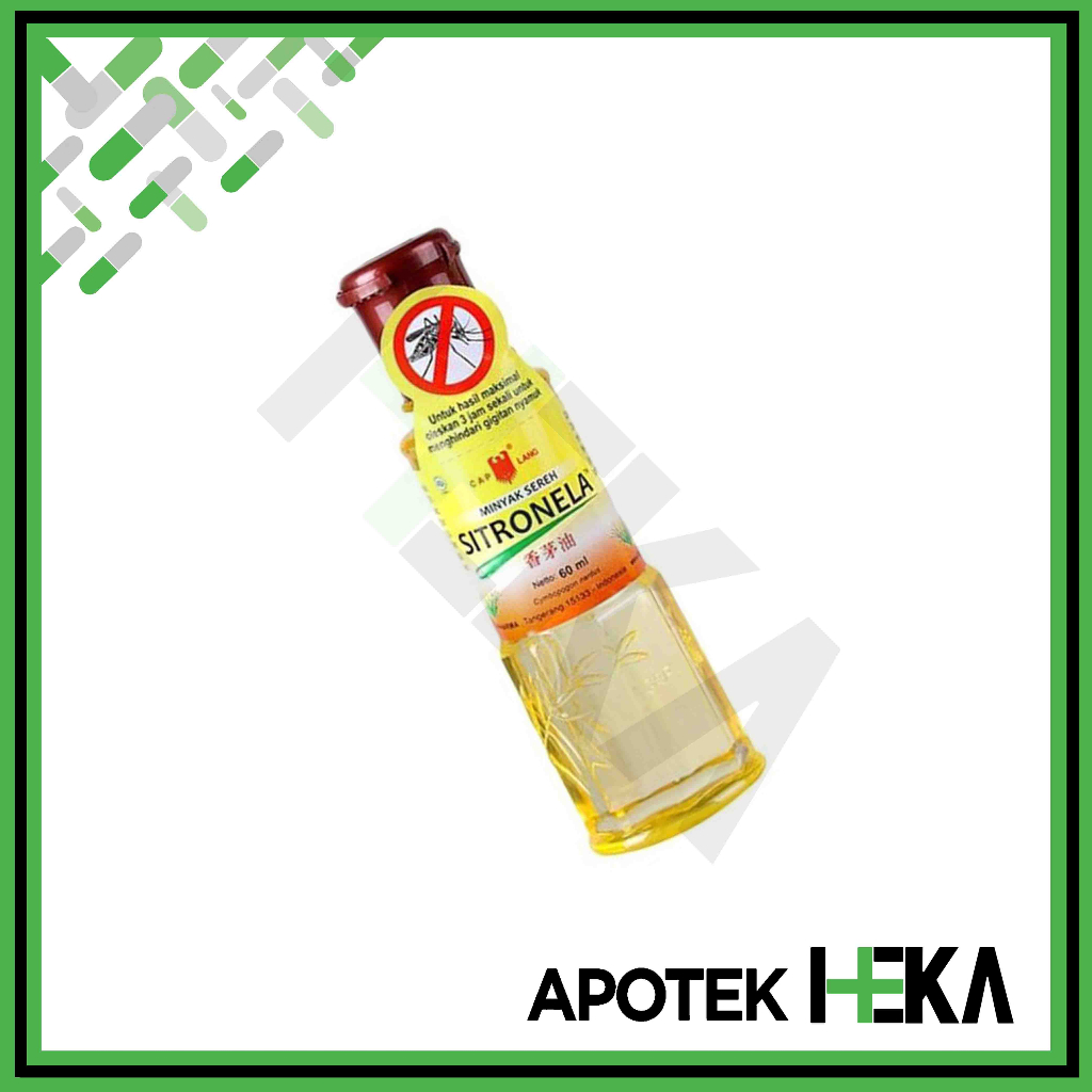 Minyak Sereh Sitronela Cap Lang Botol 60 ml - Oil Anti Nyamuk (SEMARANG)