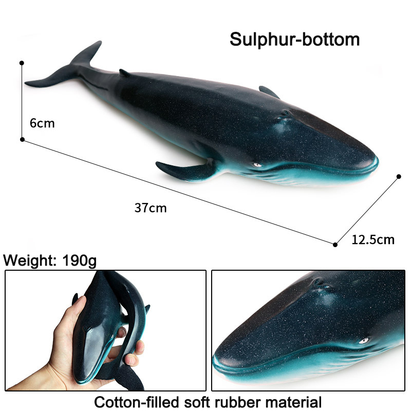Hewan Laut Sea Animal  Mainan Simulasi Binatang Laut Karet Figure Model Toys Koleksi Bahan PVC Shark Paus Animal World Aquarium Finding Nemo Hadiah Ulang Tahun Mainan Pendidikan