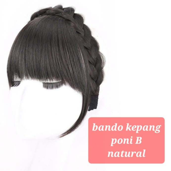 BAJUKIDDIE BANDO KEPANG PONI AKSESORIS FASHION KOREA BRAID RAMBUT PALSU IMPORT