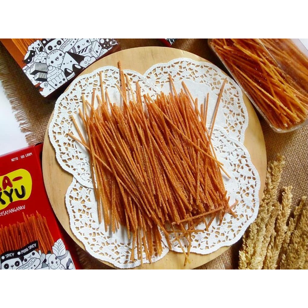 

(PREMIUM) Mie Lidi 100gr Kemasan Box / Mie Biting