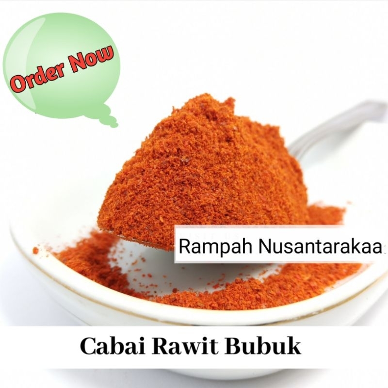 

Cabe rawit bubuk kemasan 100 gram