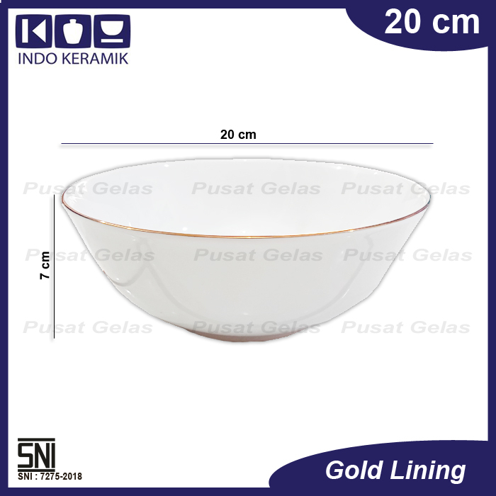 Mangkok Sayur Indo keramik 8"/Mangkok Sayur/Mangkok Porcelain/Mangkok