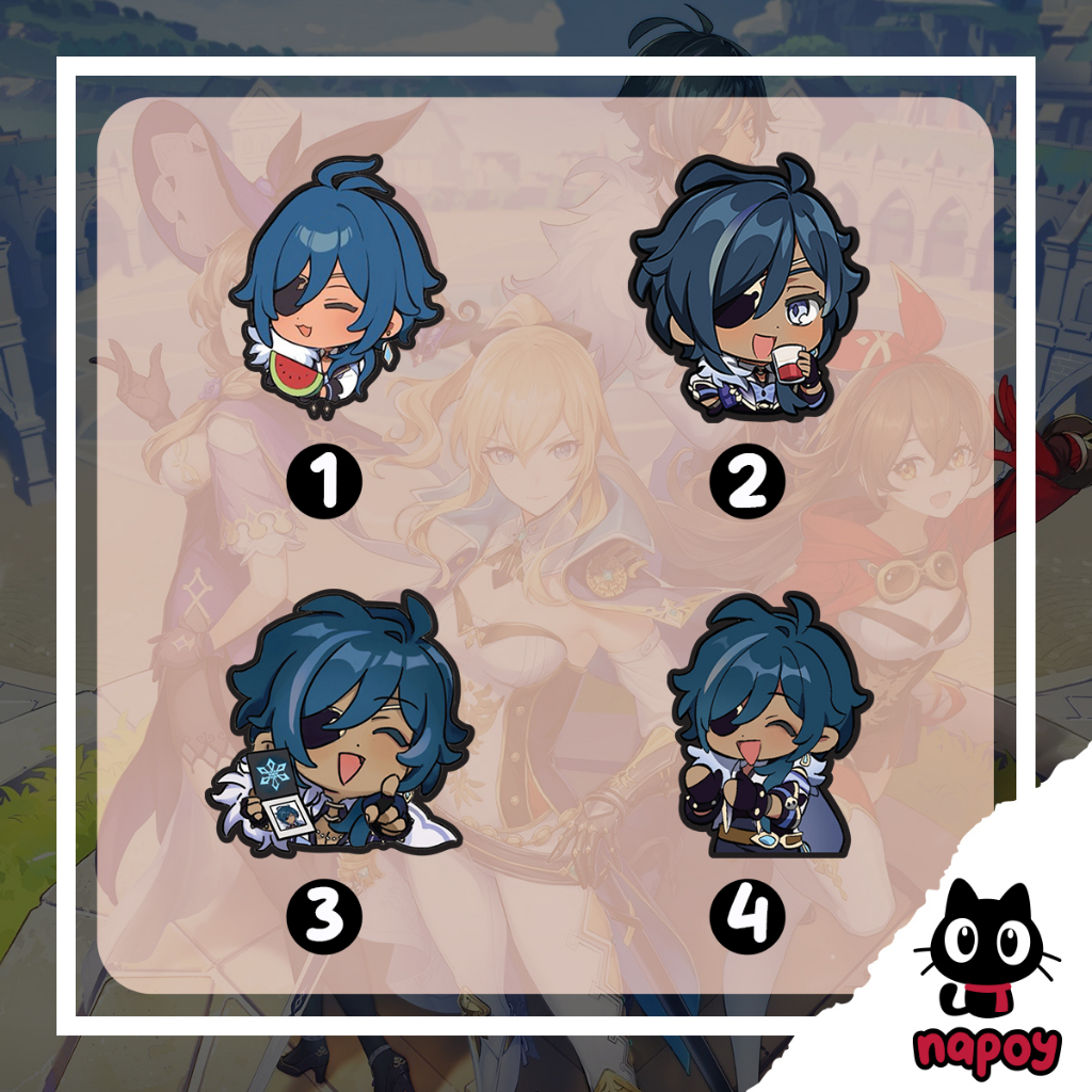 

Sticker Vinyl Game Anime Kaeya Genshin Impact