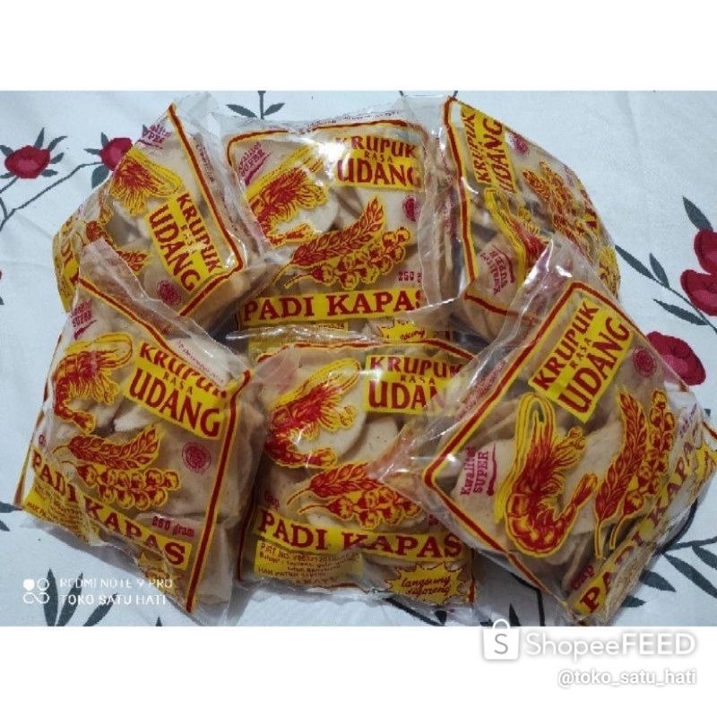 Kerupuk Udang Padi Kapas 1 Bal