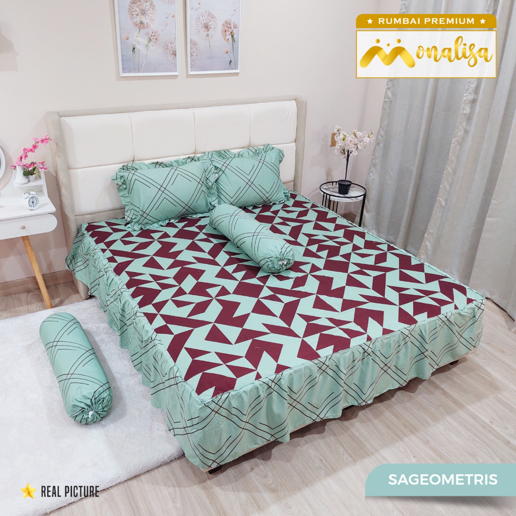 Monalisa Premium Sprei Rumbai Uk 160/180 - Sageometris