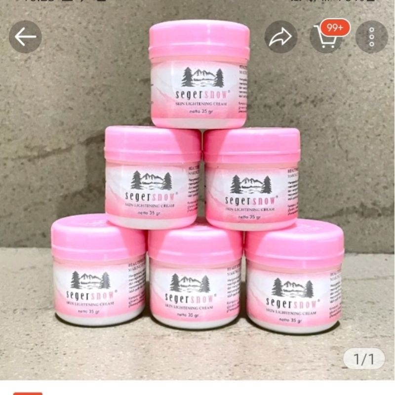 Seger snow cream (Pink)