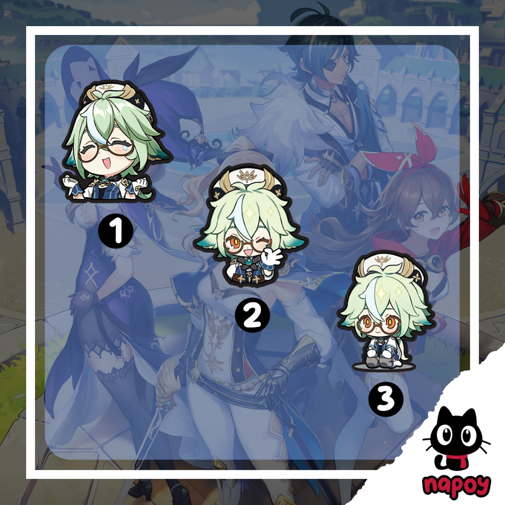 

Sticker Vinyl Game Anime Sucrose Genshin Impact