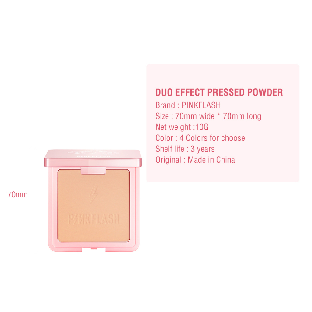 Pinkflash Two Way Cake Flawless Pinkflash Pressed Powder Sun Protection Pinkflash Bedak Padat Pink Flash Bedak Pink Flash