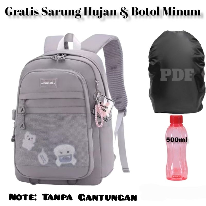 PDF Tas Ransel Anak SD SMP Gratis Raincover Dan Botol Minum Tas Sekolah