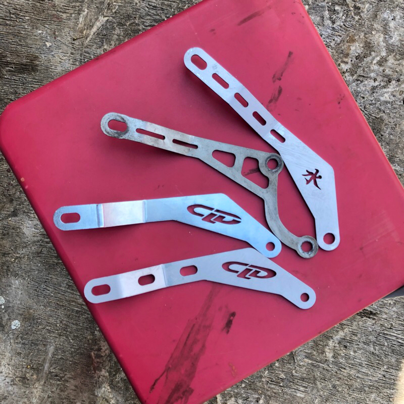 Breket Bracket plat Gantungan knalpot racing CLD dan Kenochi Original