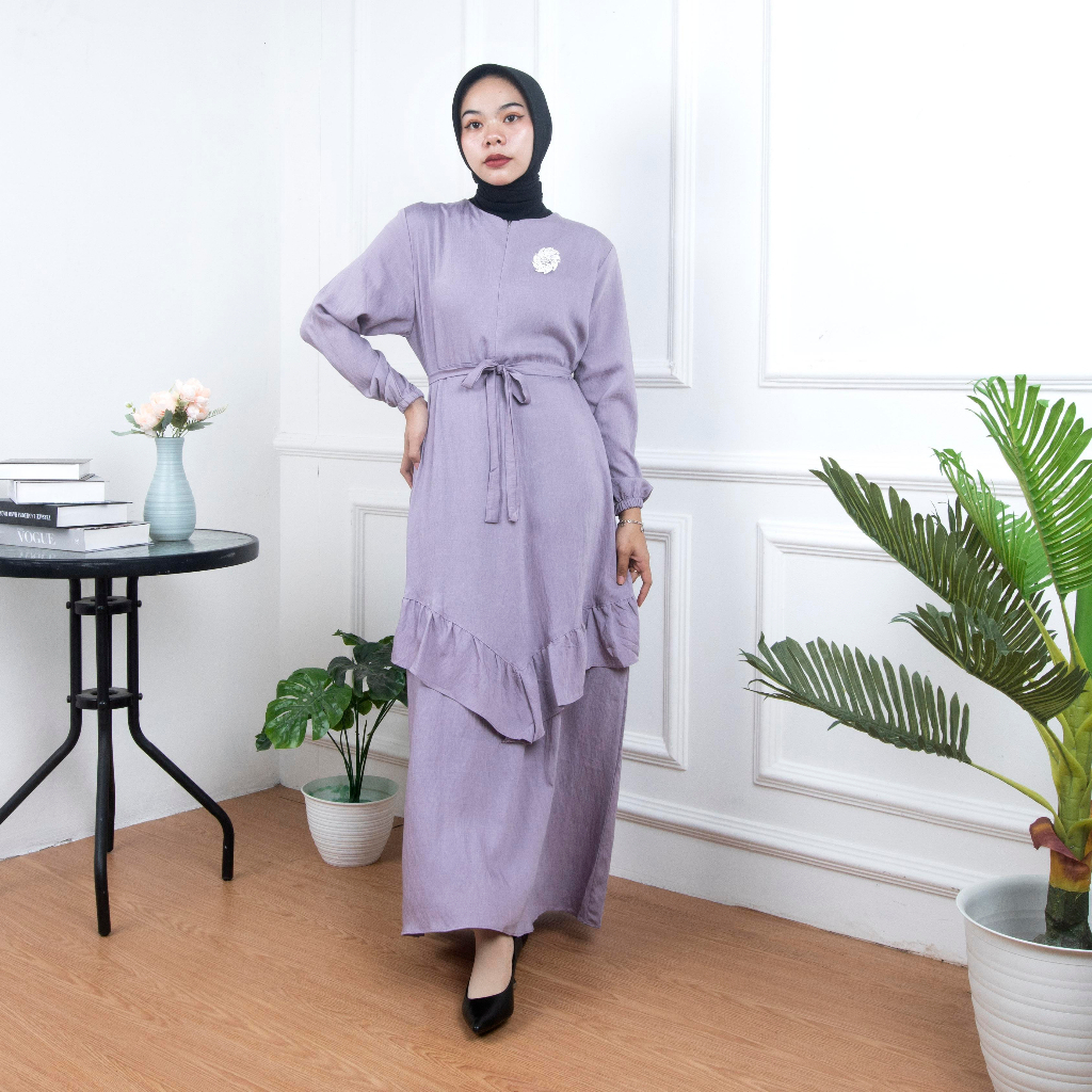 VS -Dress Lebaran Wanita Muslim Fatima