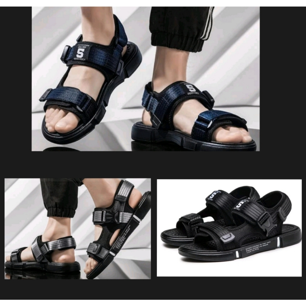 Sandal Gunung Pria Dewasa Fashion S Sport Korea Terbaru Murah/ Sandal Sepatu Hiking Outdoor Cowok Ke