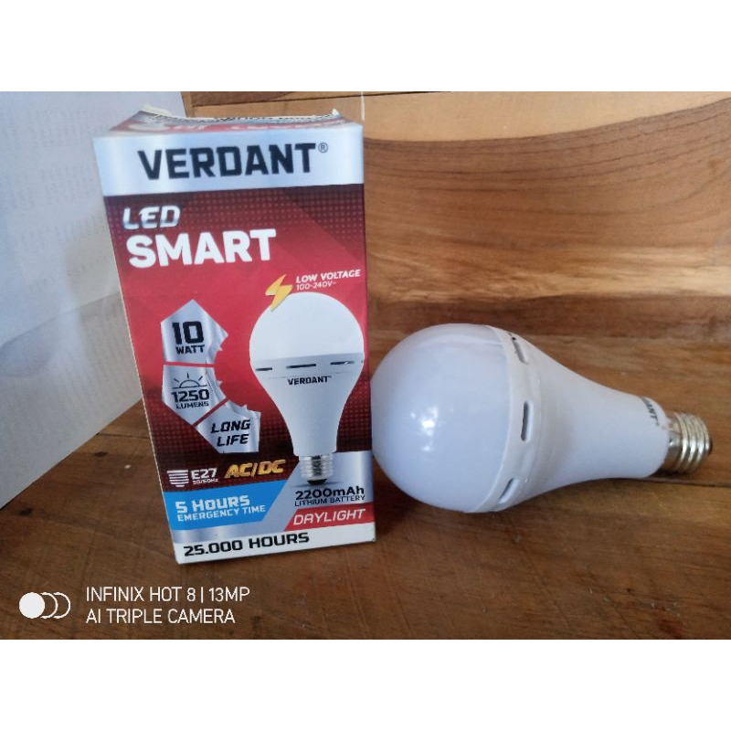 Lampu Verdant Led Smart Emergency 10w