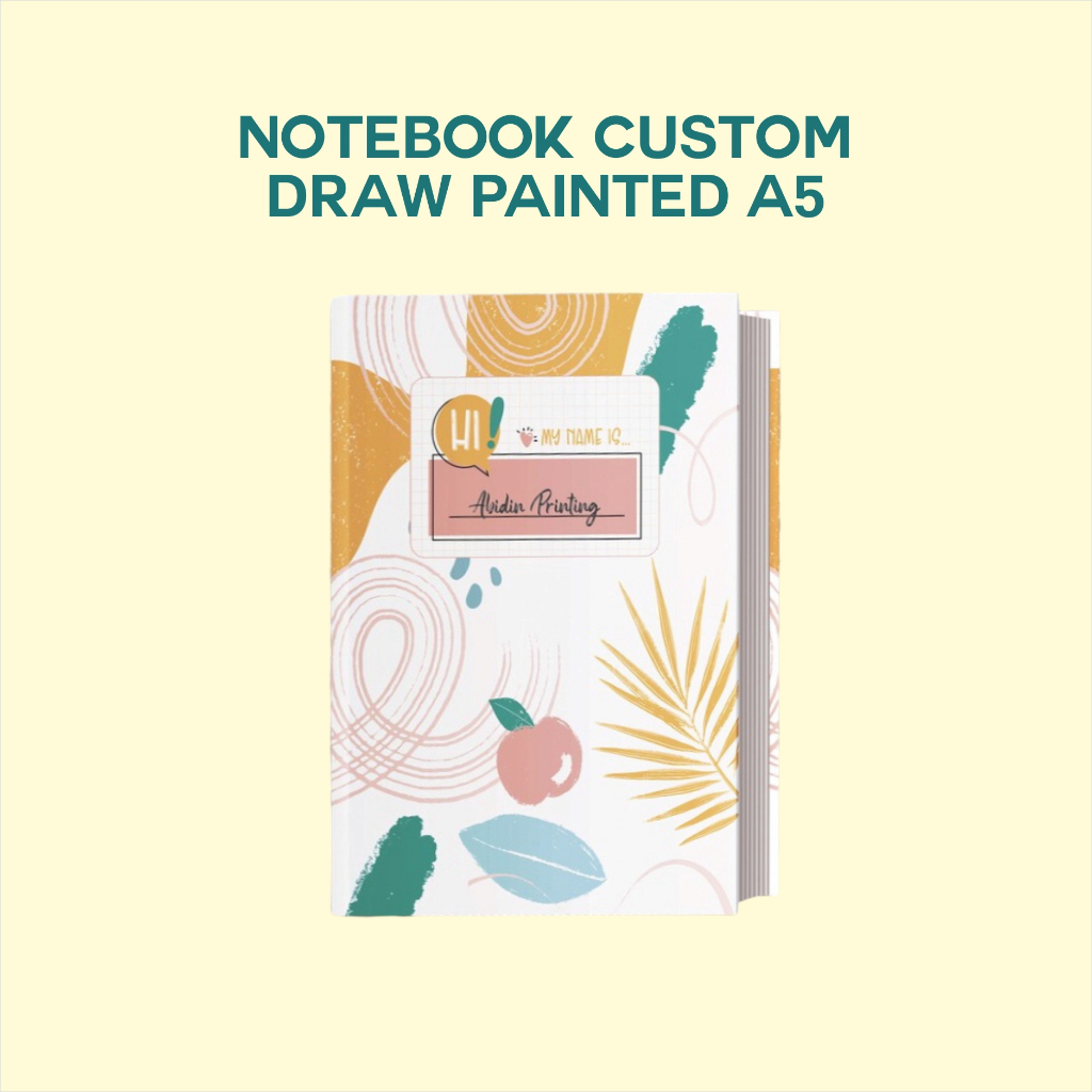 

Notebook Custom_DRAW PAINTED _A5_GRID#DOTTED#LINE#POLOS