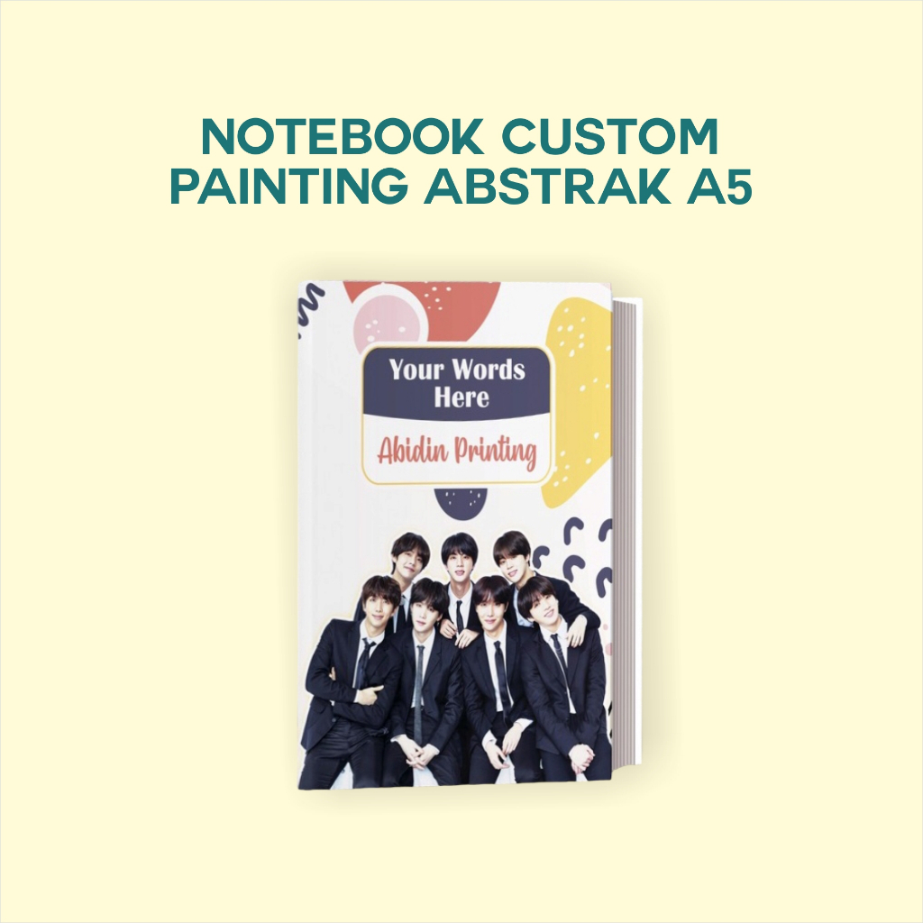 

Notebook Custom_PAINTING.ABSTRAK_A5_GRID#DOTTED#LINE#POLOS