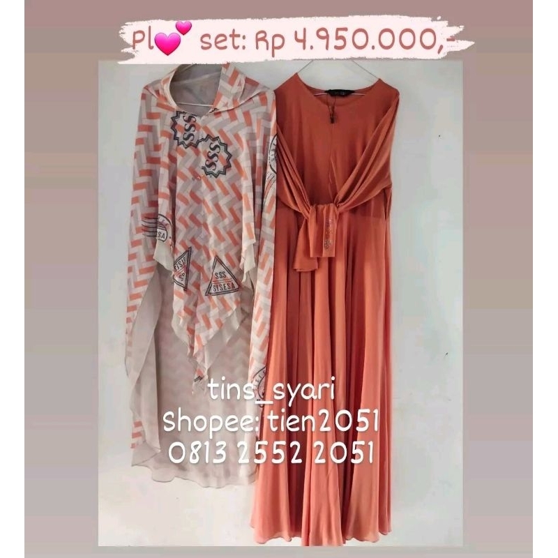 sisesa set dress arifah halmark orens