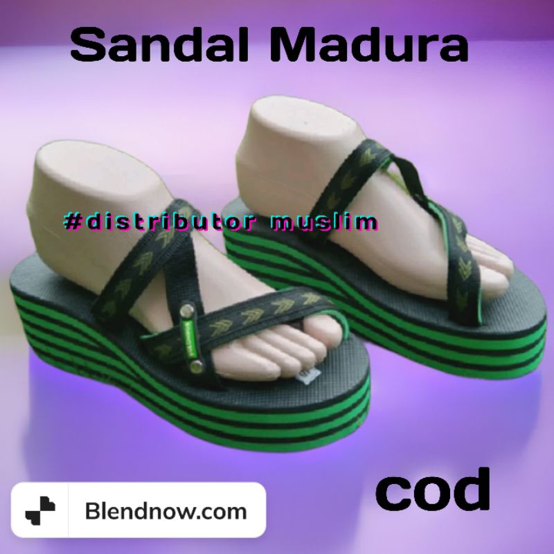 (GROSIR) SANDAL MADURA CEWEK CANTIK TINGGI 5CM GROSIR PRODUKSI SENDIRI SANDAL WEDGES SANDAL GUNUNG