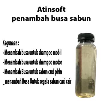 atinsoft / penambah busa sabun 250ml foamboaster