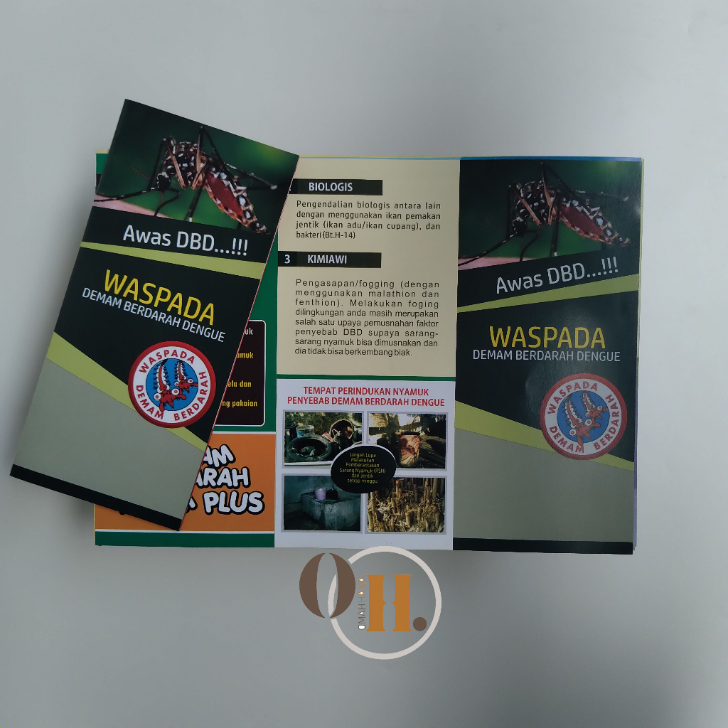 

Leaflet DBD - Leaflet Waspada Demam Berdarah Dengue - DB - Brosur