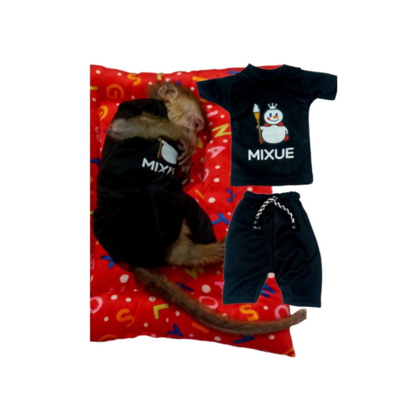 Baju Mixue Hewan Monpai atau Beruk