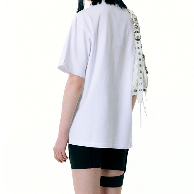 Kaos Wanita T-shirt Putih 100% Cotton Premium High Fashion